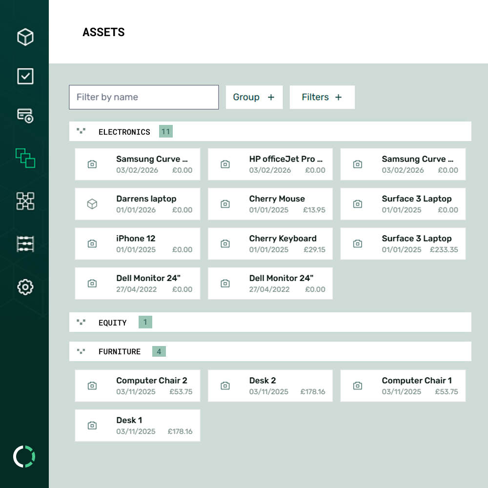 Asset register